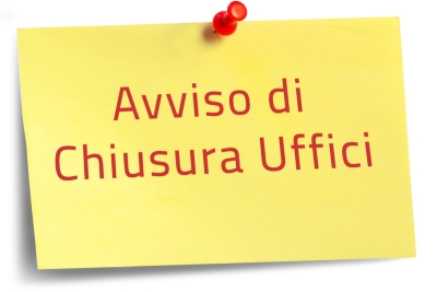 Chiusura uffici comunali gioved&igrave; 23 febbraio 2023 dalle ore 15.00 alla ore 18.00